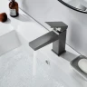 Смеситель для раковины Rose R2801T цвет Оружейная сталь