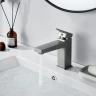 Смеситель для раковины Rose R2801T цвет Оружейная сталь