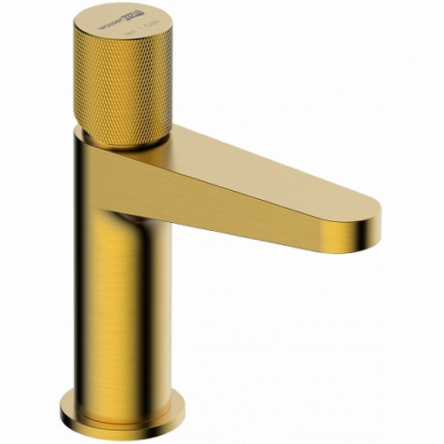 Смеситель для раковины WasserKRAFT Schunter 8203 Золото матовое латунь