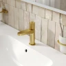 Смеситель для раковины WasserKRAFT Schunter 8203 Золото матовое латунь