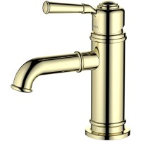 Смеситель для раковины Aquatek Классик AQ1510PG Полированное золото латунь