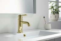 Смеситель для раковины Aquatek Классик AQ1510PG Полированное золото латунь