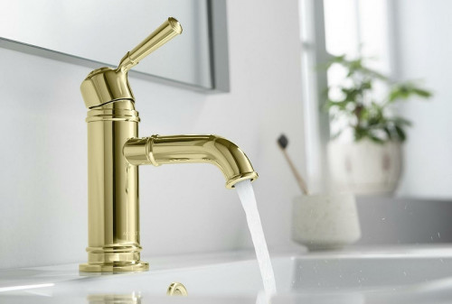 Смеситель для раковины Aquatek Классик AQ1510PG Полированное золото латунь