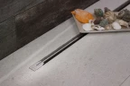 Душевой лоток Pestan Confluo Slim Line 450+ 13100023 с решеткой Хром матовый