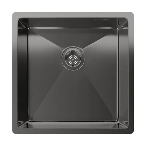 Кухонная мойка Rivelato Rinox 44 4444 UN PVD black цвет Черный