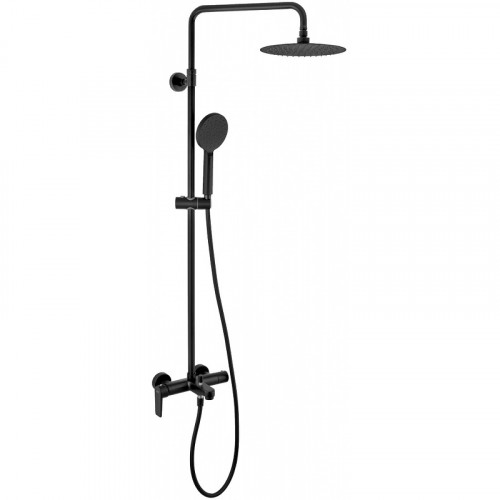 Душевая система Remer Dream D34A8MPUFM25NO Черная матовая латунь на стену