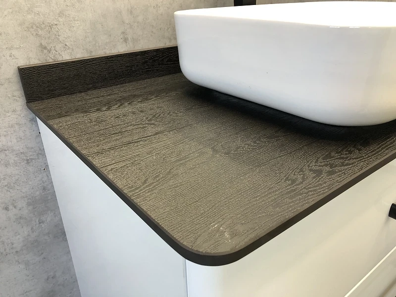 Тумба с раковиной Comforty Амстердам 95 00-00005494 подвесная Белый глянец МДФ / ЛДСП