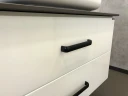 Тумба с раковиной Comforty Амстердам 95 00-00005494 подвесная Белый глянец МДФ / ЛДСП