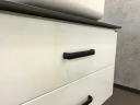 Тумба с раковиной Comforty Амстердам 95 00-00005494 подвесная Белый глянец МДФ / ЛДСП