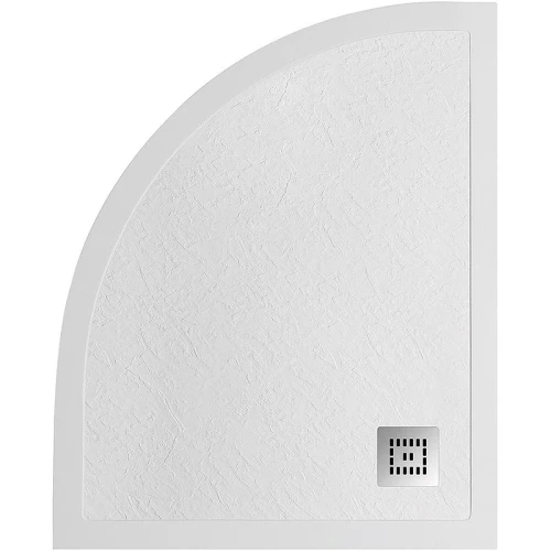 Душевой поддон из искусственного камня BelBagno Uno 120x80 R TRAY-MR-UNO-RH-120/80-550-35-W-R-CR Белый