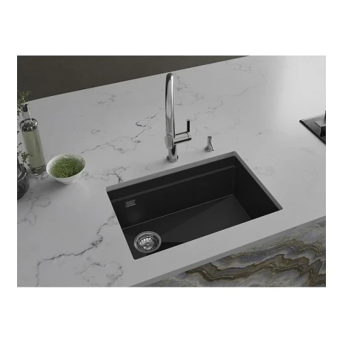 Кухонная мойка Rivelato Lino 65 LN-654-L nero цвет Черный