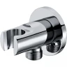 Шланговое подключение WasserKRAFT A022 Хром латунь на стену