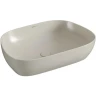 Раковина-чаша Vitra Outline Recycled 63 7993B066-0016 Матовый тауп фарфор накладная