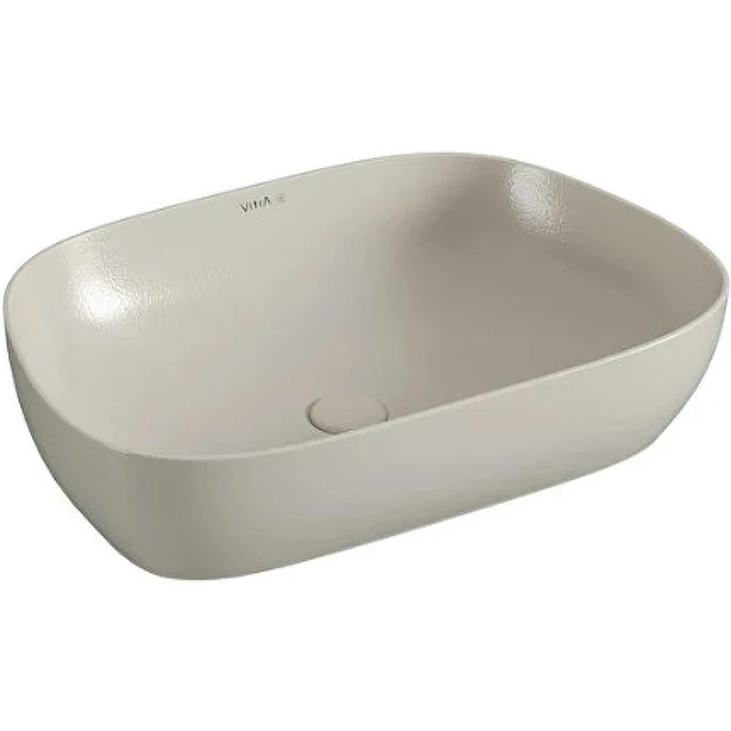 Раковина-чаша Vitra Outline Recycled 63 7993B066-0016 Матовый тауп фарфор накладная