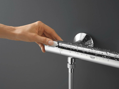 Смеситель для душа Grohe Grohtherm 500 34793000 с термостатом Хром латунь на стену