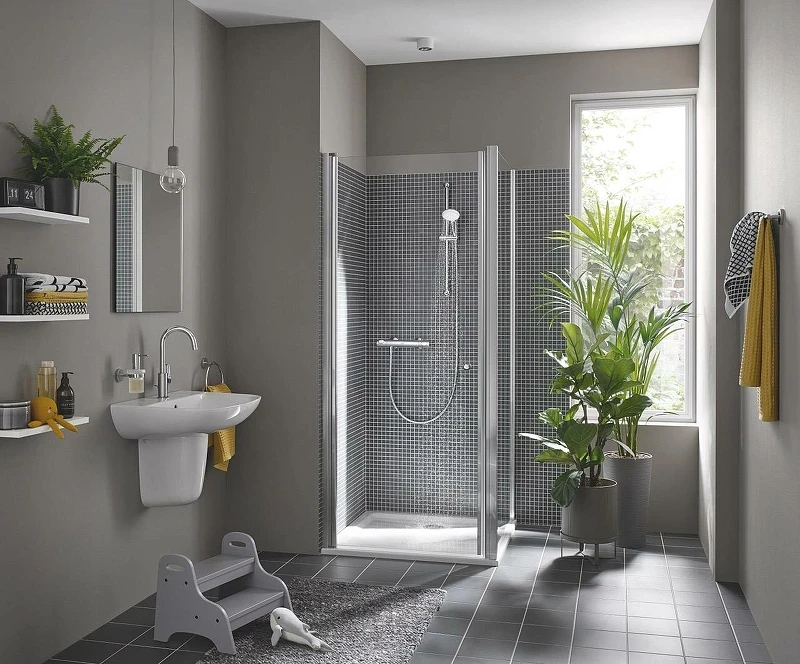 Смеситель для душа Grohe Grohtherm 500 34793000 с термостатом Хром латунь на стену
