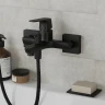 Смеситель для ванны Paini Bari RTYO111 Черный матовый