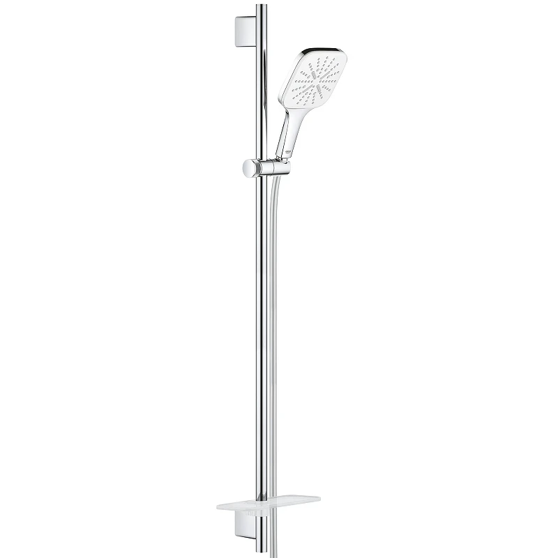 Душевой гарнитур Grohe Rainshower SmartActive 26587LS0 Белая луна латунь на стену