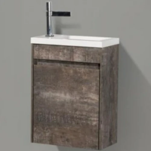 Тумба под раковину BelBagno Pietra Mini 46 PIETRA MINI-460-1A-SO-PT-L подвесная Stone МДФ / ЛДСП
