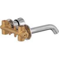 Смеситель для раковины Remer Element ET15P Хром латунь встраиваемый