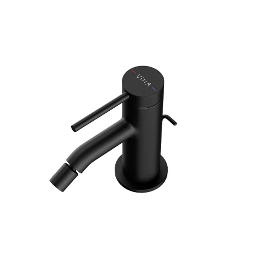 Смеситель для биде Vitra Minimax Round A4353636EXP цвет Черный матовый