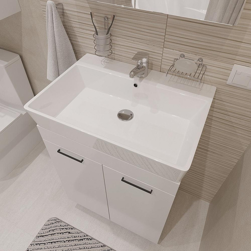 Тумба под раковину DIWO Брянск 60 BR2709T цвет Белый