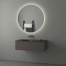 Зеркало Evoform Ledshine d100 BY 2547 с подсветкой 27 W - без выключателя - нейтральный белый свет стекло