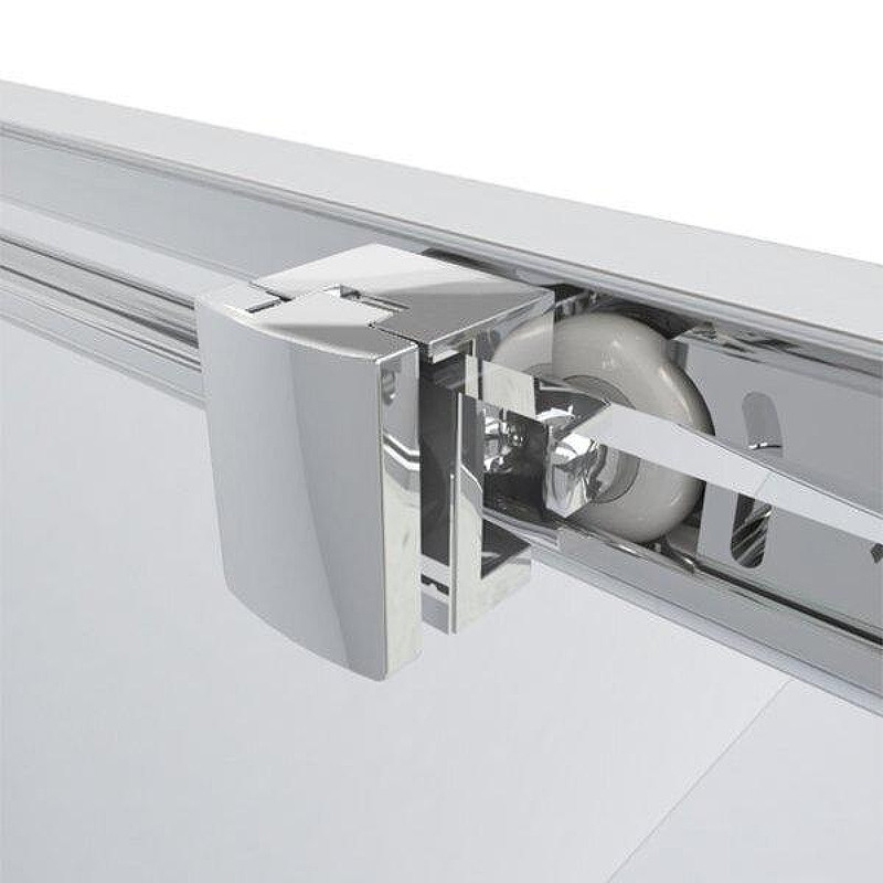 Душевая дверь Ambassador Forsa 140 17021120AX профиль Хром cтекло прозрачное