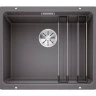 Кухонная мойка Blanco Etagon 500-U Silgranit 522228 Темная скала искусственный камень (литьевой мрамор) встраиваемый
