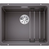 Кухонная мойка Blanco Etagon 500-U Silgranit 522228 Темная скала искусственный камень (литьевой мрамор) встраиваемый