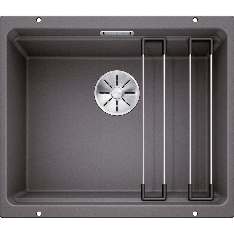 Кухонная мойка Blanco Etagon 500-U Silgranit 522228 Темная скала искусственный камень (литьевой мрамор) встраиваемый