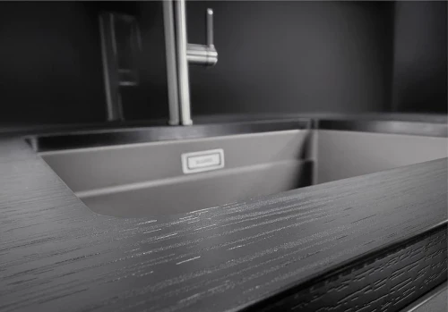 Кухонная мойка Blanco Etagon 500-U Silgranit 522228 Темная скала искусственный камень (литьевой мрамор) встраиваемый