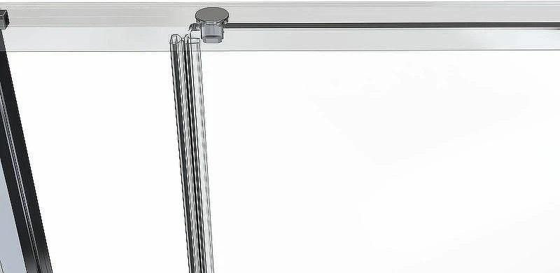 Душевой уголок Allen Brau Fantasy 150x100 3.11009.00 + 3.11014.00 профиль Хром стекло прозрачное