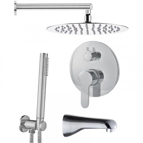 Душевая система ALMAes Marita TVZ-8839 Хром латунь встраиваемый