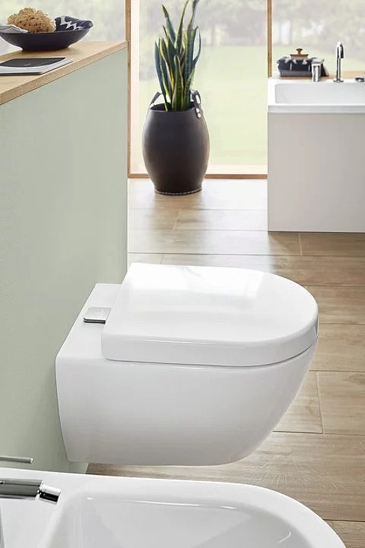 Унитаз Villeroy&Boch Subway 2.0 5614A1R1 подвесной без сиденья