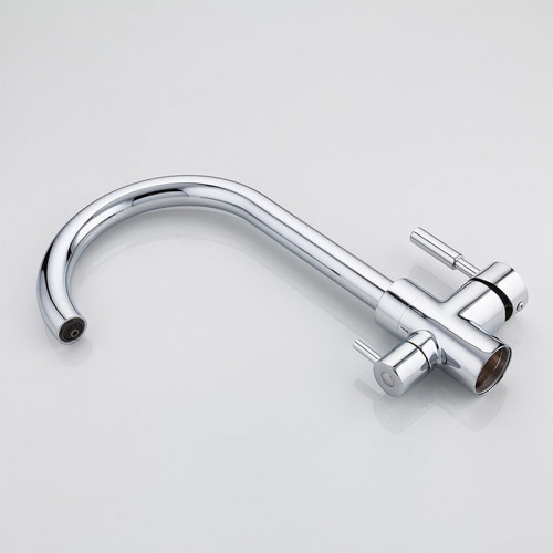 Смеситель для кухни Frap H52 F4352 Хром латунь на столешницу