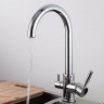 Смеситель для кухни Frap H52 F4352 Хром латунь на столешницу