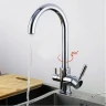 Смеситель для кухни Frap H52 F4352 Хром латунь на столешницу