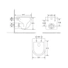 Комплект унитаза с инсталляцией Grohe Rapid SL 39187001 цвет Белый с сиденьем Микролифт и клавишей смыва цвет Хром
