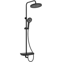 Душевая система Iddis SpaHome SPABLBTi06 Черная матовая латунь на стену