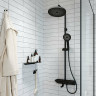 Душевая система Iddis SpaHome SPABLBTi06 Черная матовая латунь на стену
