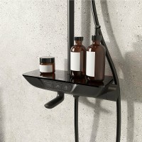 Душевая система Iddis SpaHome SPABLBTi06 Черная матовая латунь на стену