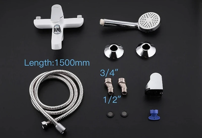 Смеситель для ванны Frap H31 F3231 Белый Хром