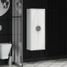 Шкаф пенал Opadiris Ибица 45 00-00007284 подвесной Белый глянцевый Хром МДФ / ЛДСП