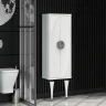Шкаф пенал Opadiris Ибица 45 00-00007284 подвесной Белый глянцевый Хром МДФ / ЛДСП