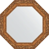 Зеркало Evoform Octagon 65х65 BY 3773 в багетной раме - Виньетка бронзовая 85 мм стекло