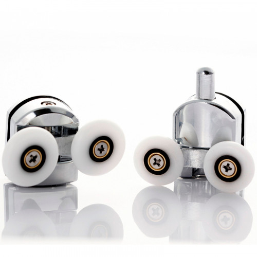 Душевой уголок Abber Schwarzer Diamant 130x100 AG30130H-S100-S100 профиль Хром стекло прозрачное