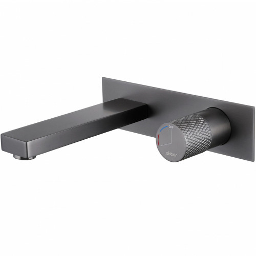 Смеситель для раковины Abber Rund AF8712NG Никель латунь встраиваемый