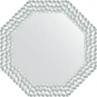 Зеркало Evoform Octagon 67х67 BY 3887 в багетной раме - Перламутровые дюны 89 мм стекло