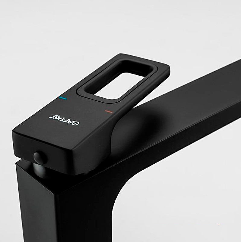 Смеситель для раковины Gappo G17-6 G1017-62 Черный матовый латунь